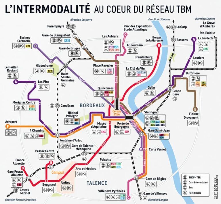 Plan des trams Bordeaux 2026 : guide complet TBM